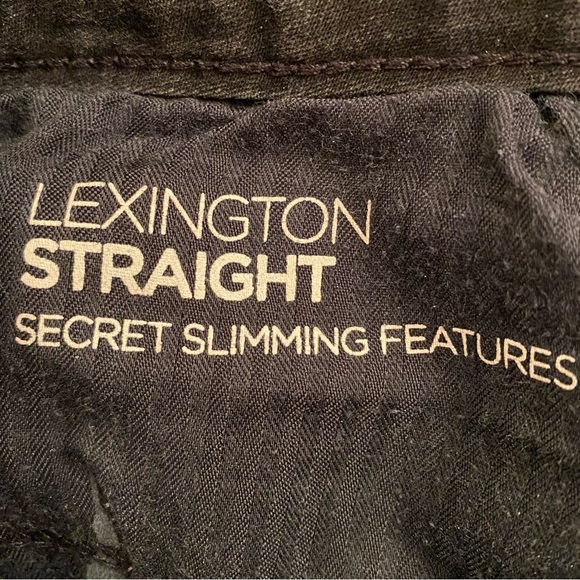 Jones New York Faded Black Jeans Sz 14 Lexington - Picture 7 of 9